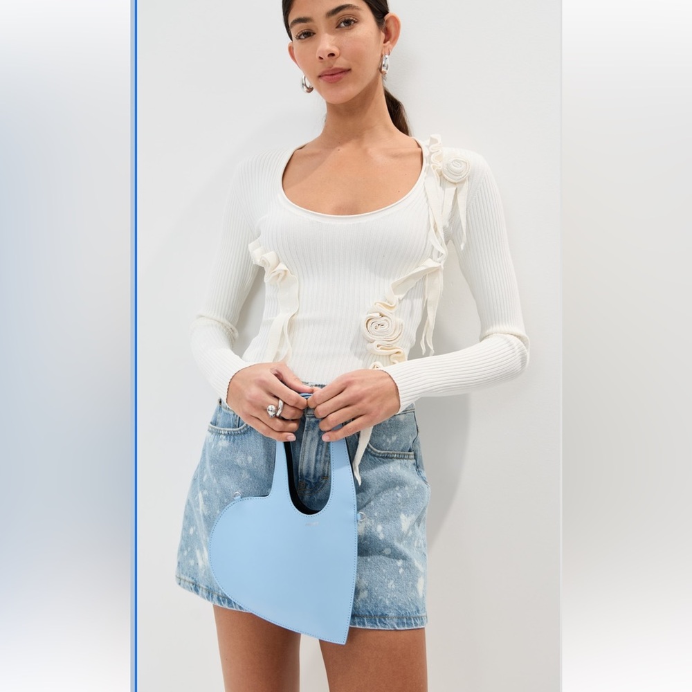 COPERNI Heart-Shaped Blue Crossbody Bag, NWT - Picture 8 of 17